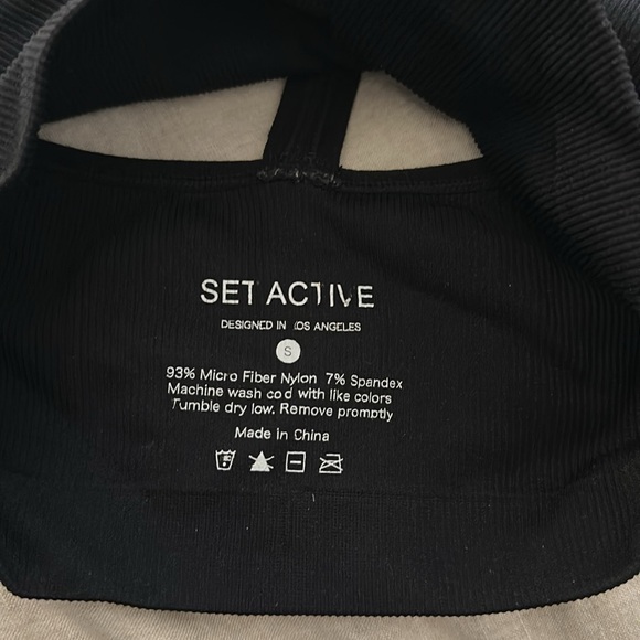Set Active Power Ribbed V Bra - Picture 4 of 4